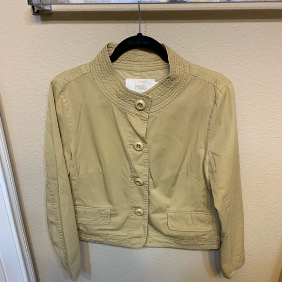 🍍J. Crew Classic Twill Chino Jacket - Picture 2 of 9